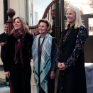 12. oktober: Kronprinsesse Mette-Marit er til stede når Dronning Sonja åpner den nye utstillingen i Dronning Sonja KunstStall. Foto: Håkon Mosvold Larsen / NTB scanpix